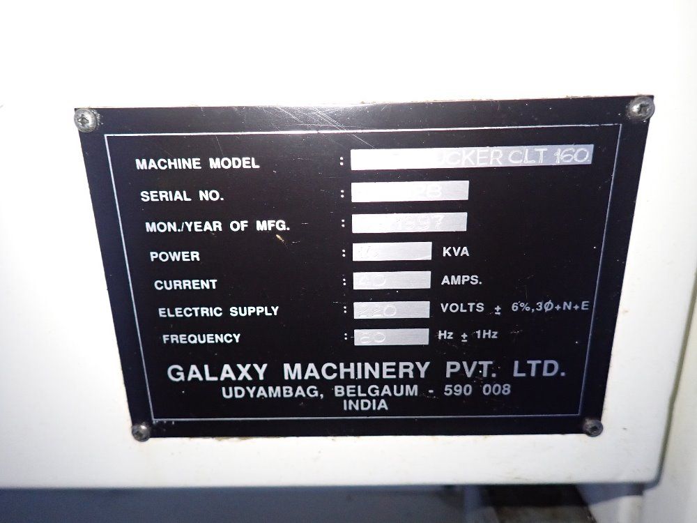 Galaxy Cnc Lathe - Cnc Chucker Clt 160
