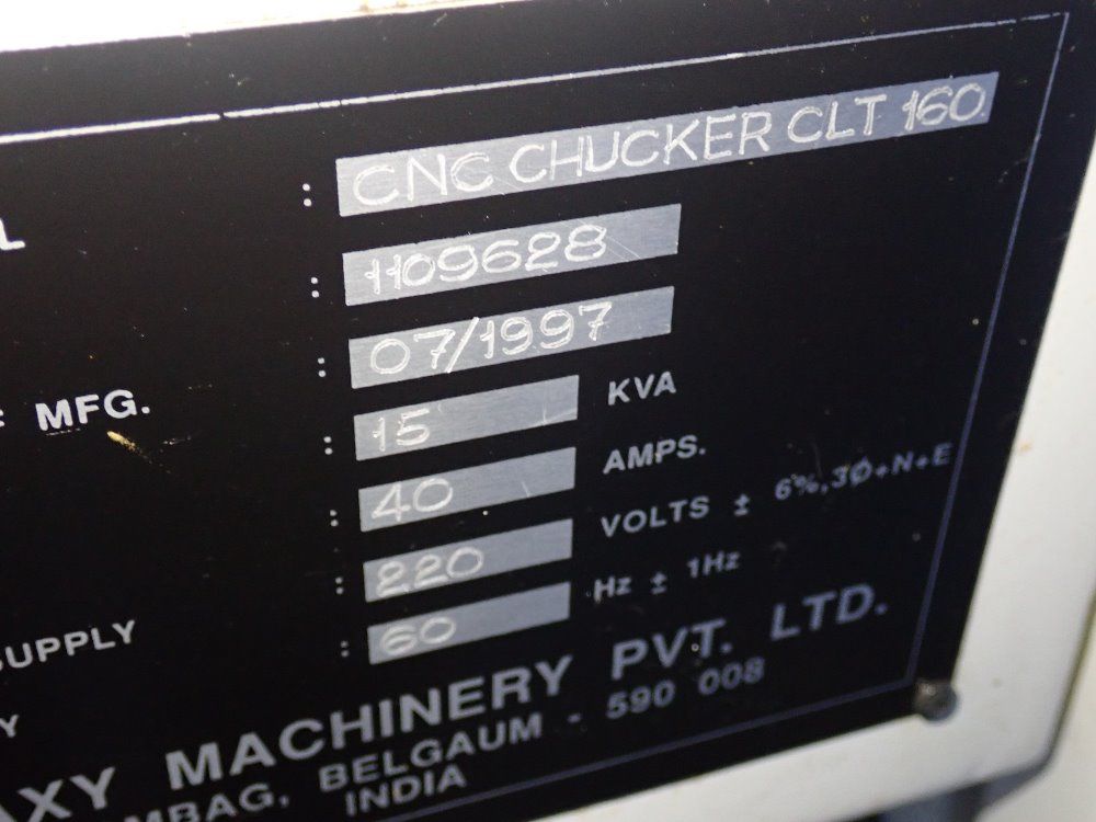 Galaxy Cnc Lathe - Cnc Chucker Clt 160