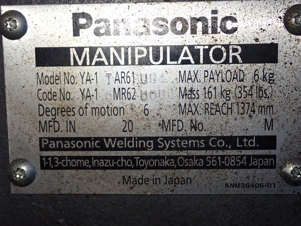 Panasonic Manipulator Robot - Ta-1400