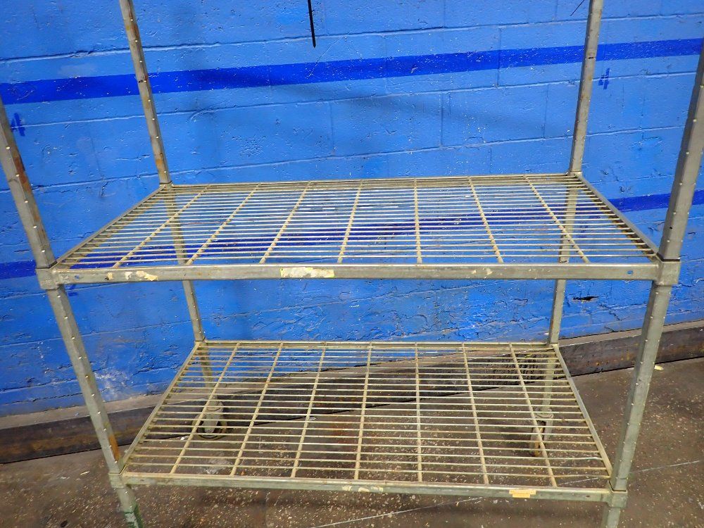 3 Shelves/48" X 24" Portable Wire Rack