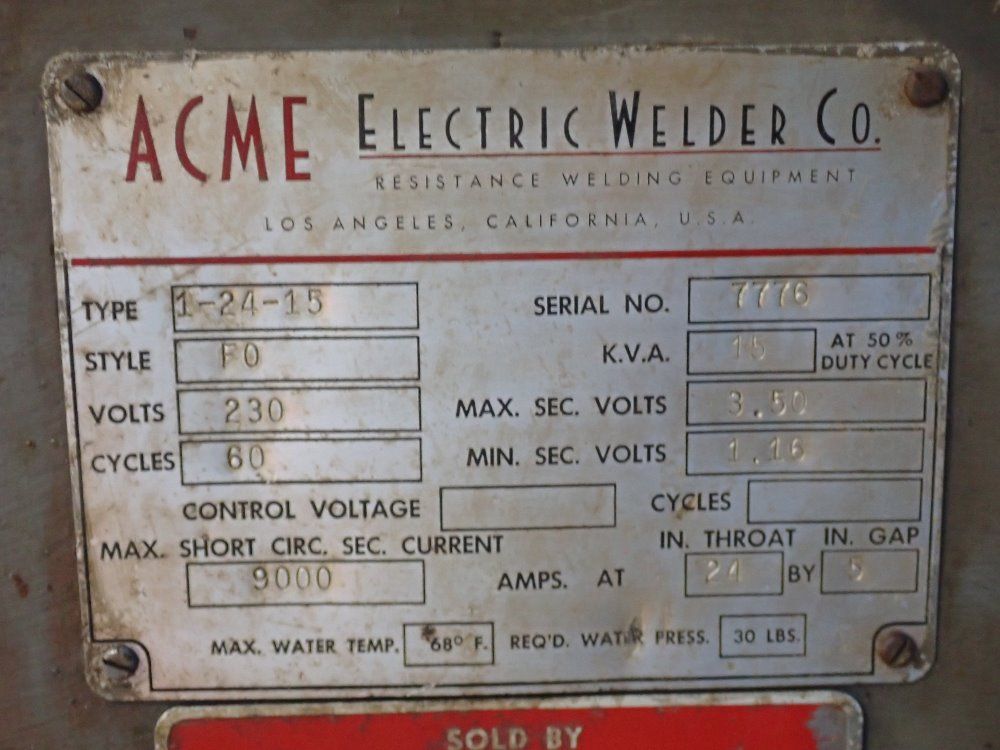 Acme Spot Welder