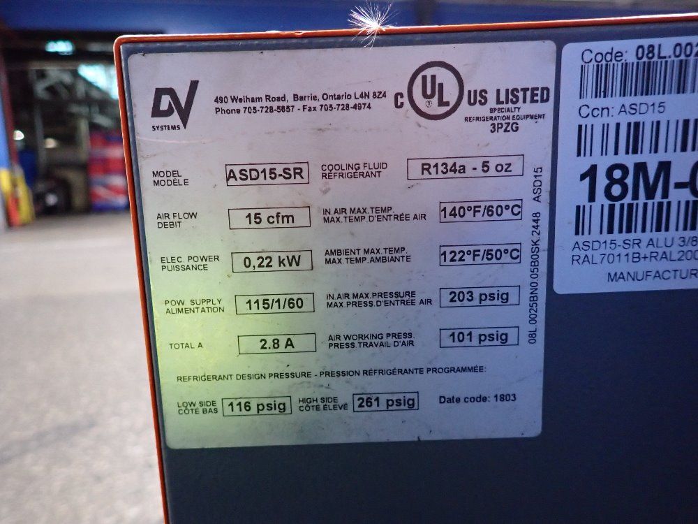 Dv Systems 5 Hp Air Compressor - B5td