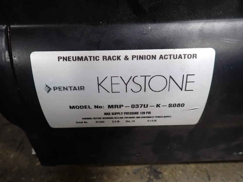 Pentair Pneumatic Actuator - Mrp-037u-k-s080