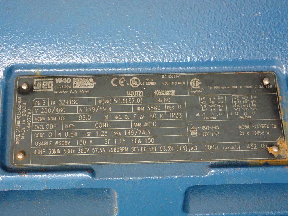 Robovent 50hp X2 Dust Collector - Dt4-15000-10