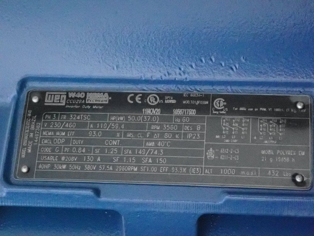 Robovent 50hp X2 Dust Collector - Dt4-15000-10