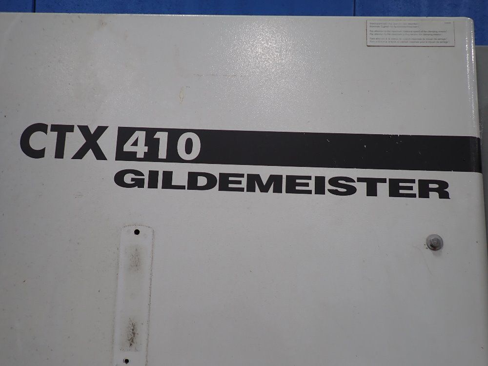 Gildemeister 44 Kva Cnc Lathe - Ctx 410