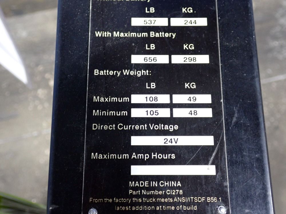 Clark 3000 Lbs Electric Pallet Jack - Ewp30