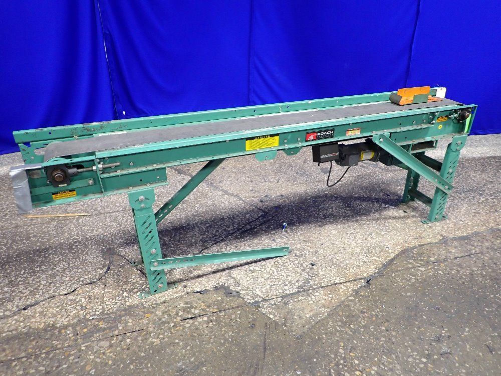 Roach 96" X 6" X 32" Power Belt Conveyor