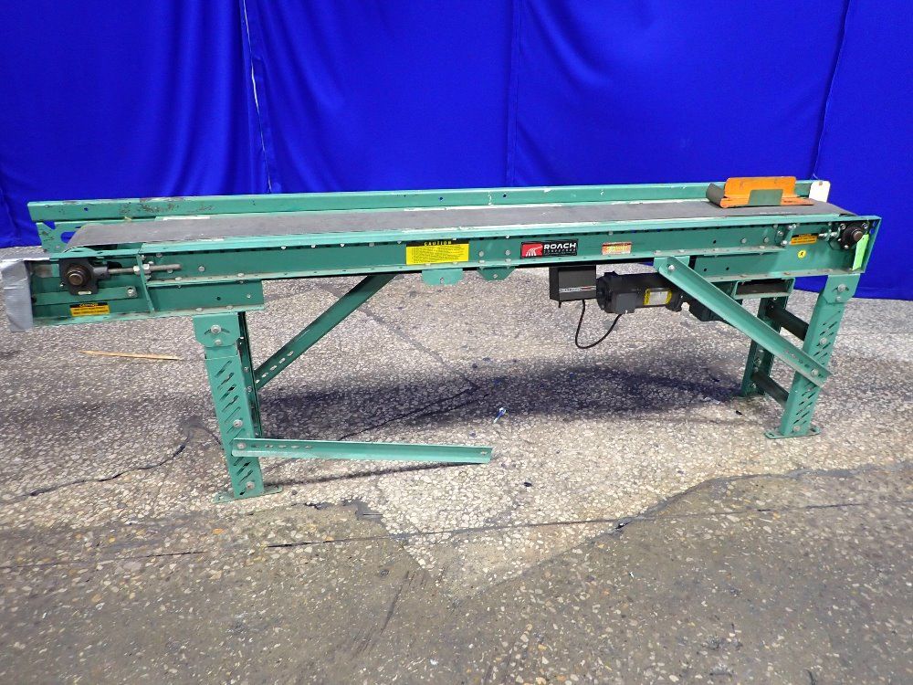 Roach 96" X 6" X 32" Power Belt Conveyor
