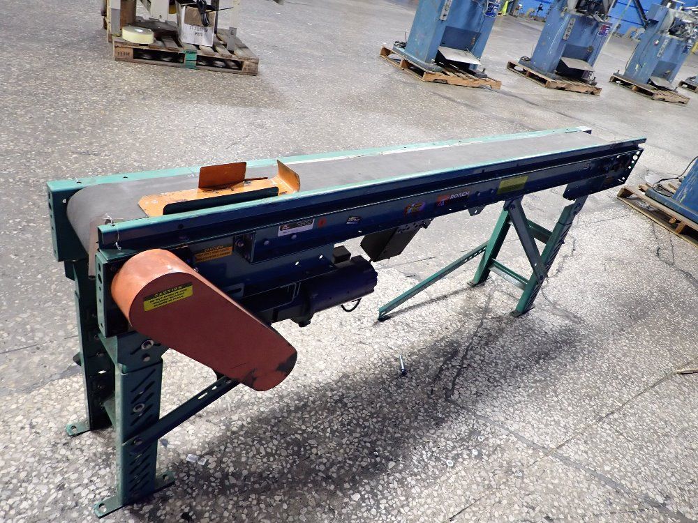 Roach 96" X 6" X 32" Power Belt Conveyor