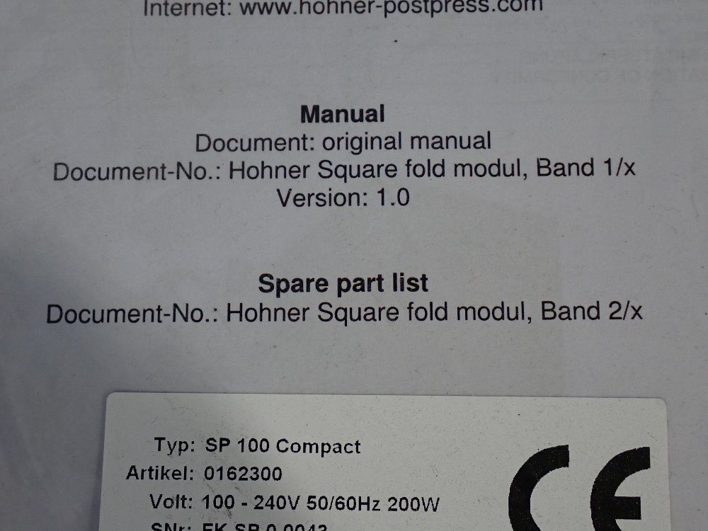 Hohner Booklet Maker - Sp 100