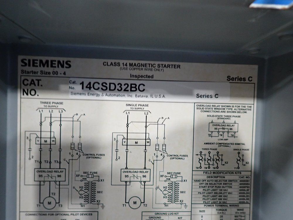 Used Siemens Starter | HGR Industrial Surplus