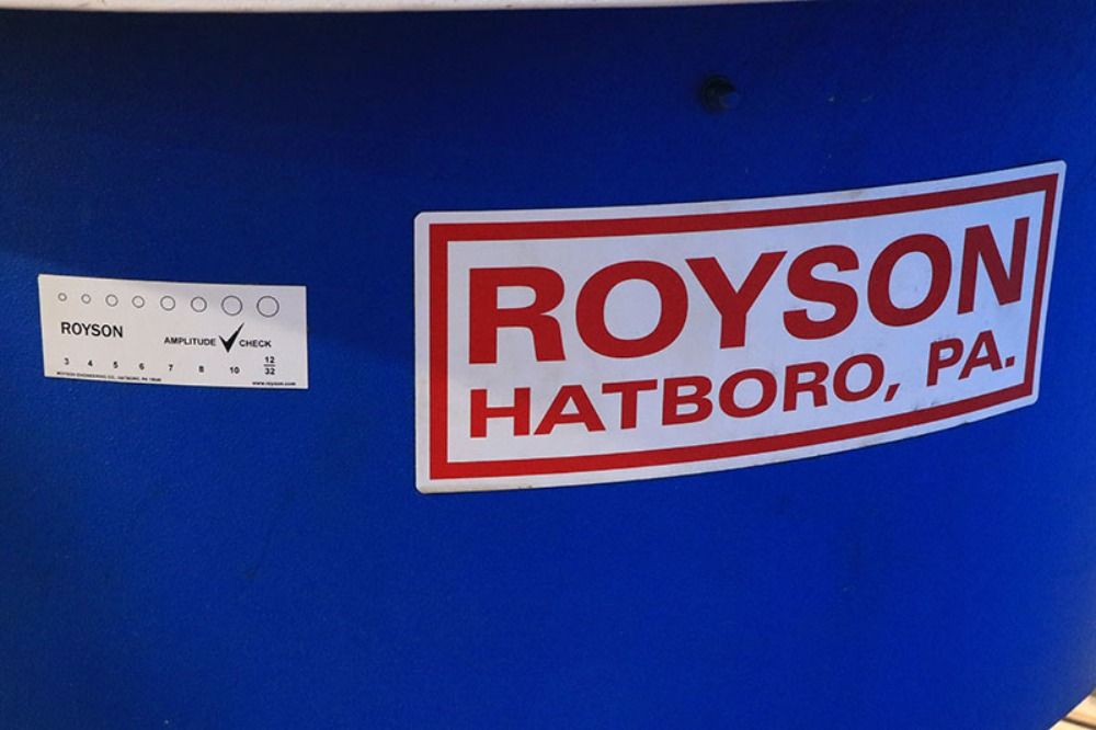 Royson Royson 8ctvis Vibratory Finishing Mill