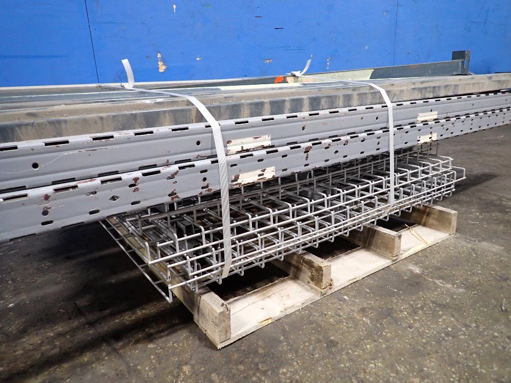 44" X 120" Pallet Racking W/wire Decking