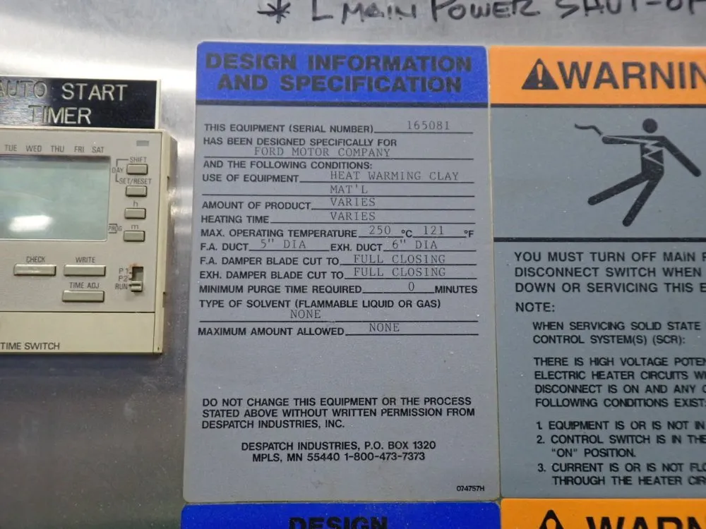 Despatch 6 Drawers Electric Drawer Oven - Spec Drawer Oven