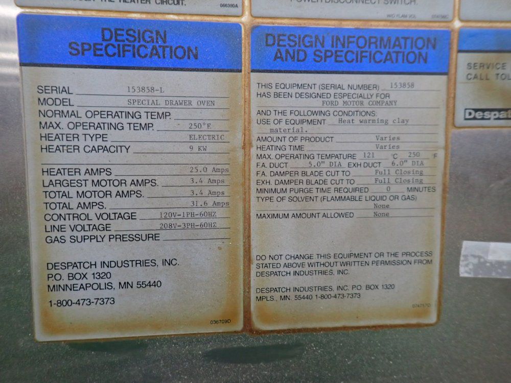 Despatch 6 Drawers Electric Drawer Oven - Special Drawer Oven