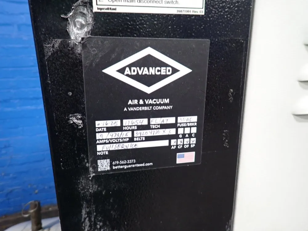 Ingersoll-rand 53 Cfm Air Compressor - Ssr-ep15