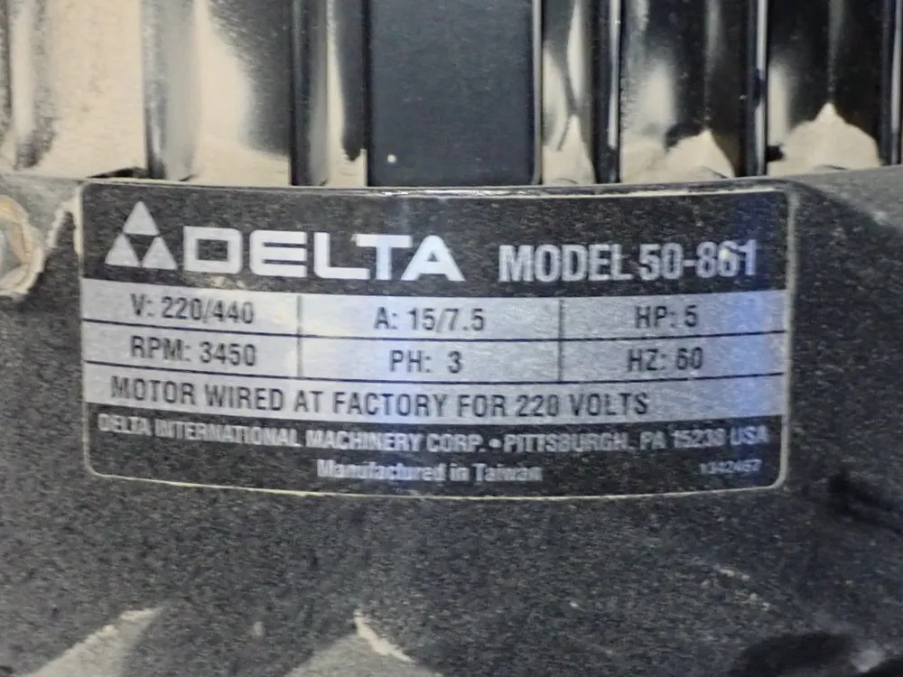Delta 5 Hp Dust Collector - 50-861
