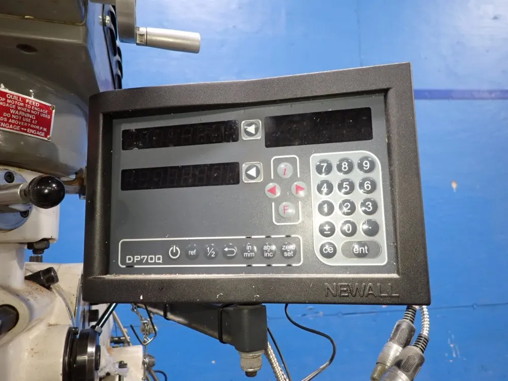 Wilton 9" X 49" / 12 1/2" Vertical Mill W/indexer