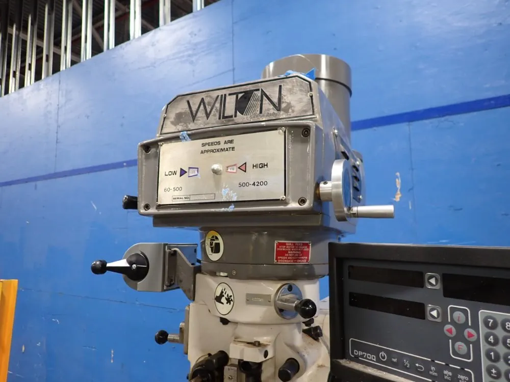 Wilton 9" X 49" / 12 1/2" Vertical Mill W/indexer