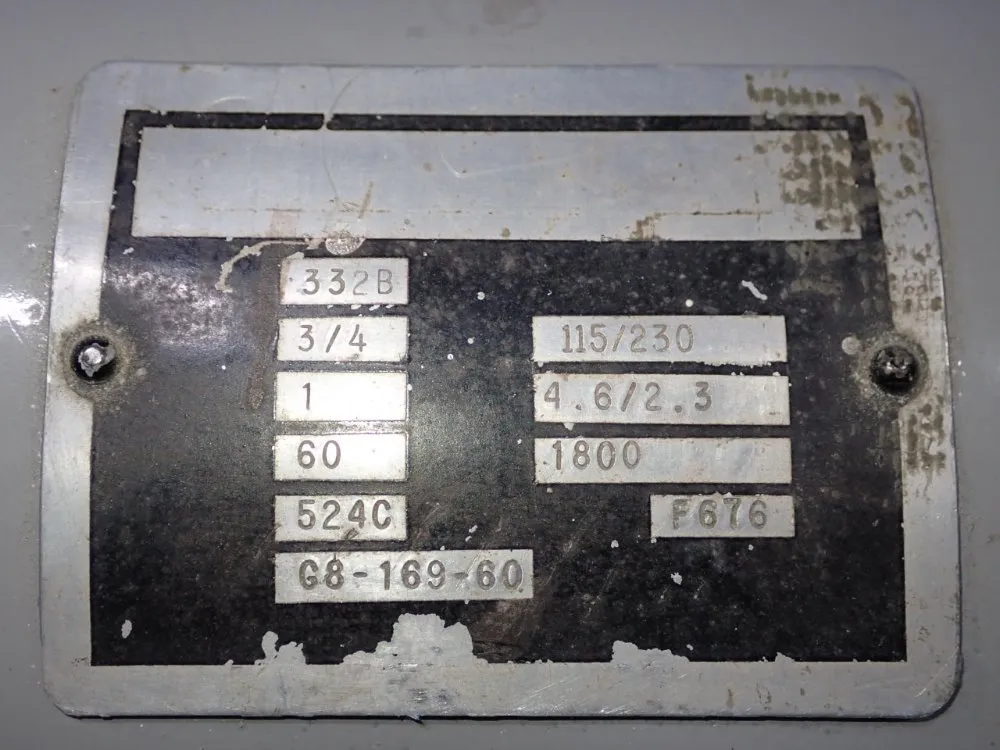 3/4 Hp Pedestal Buffer - 332b