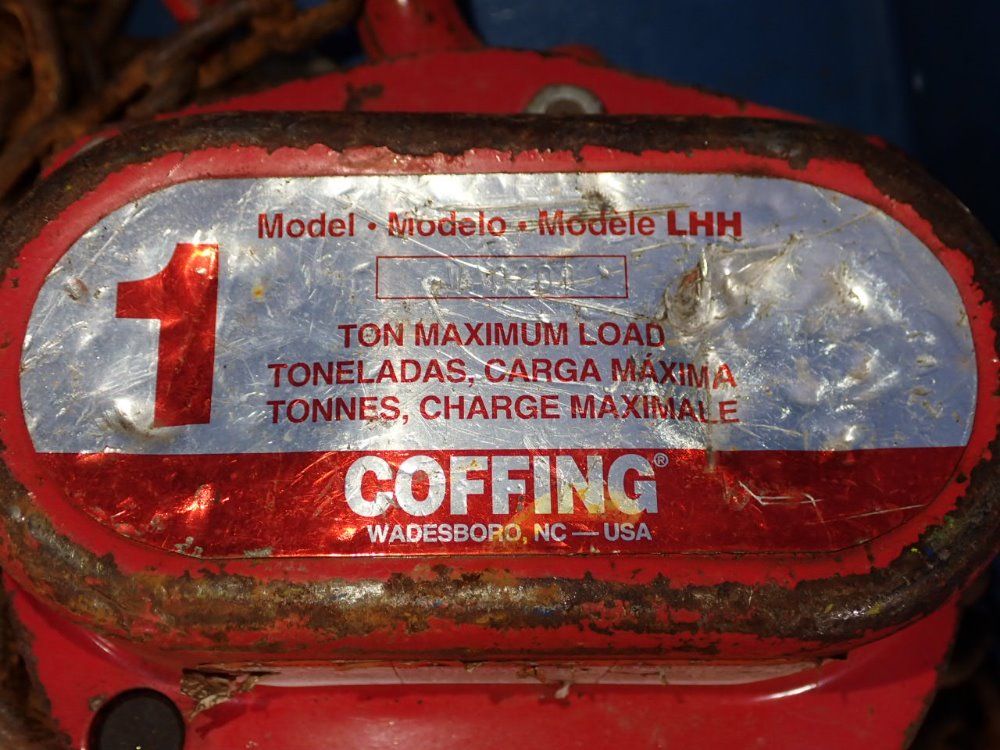 Coffing 1 Ton Chain Hoist - Lhh
