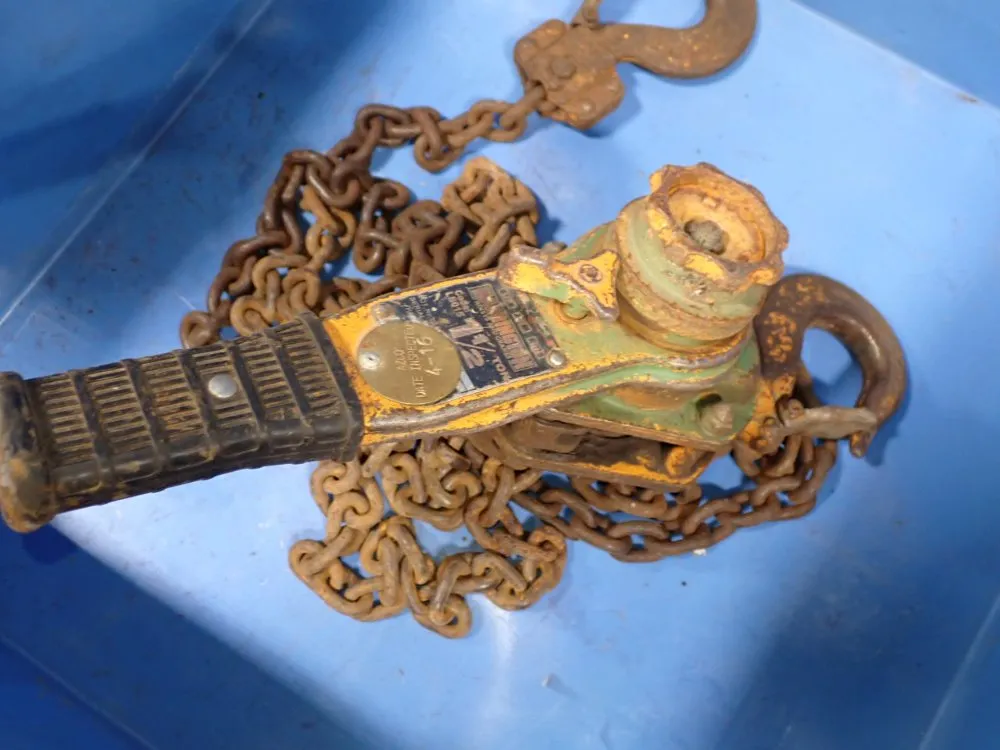 Harrington 1 1/2 Ton Chain Hoist - Lb015