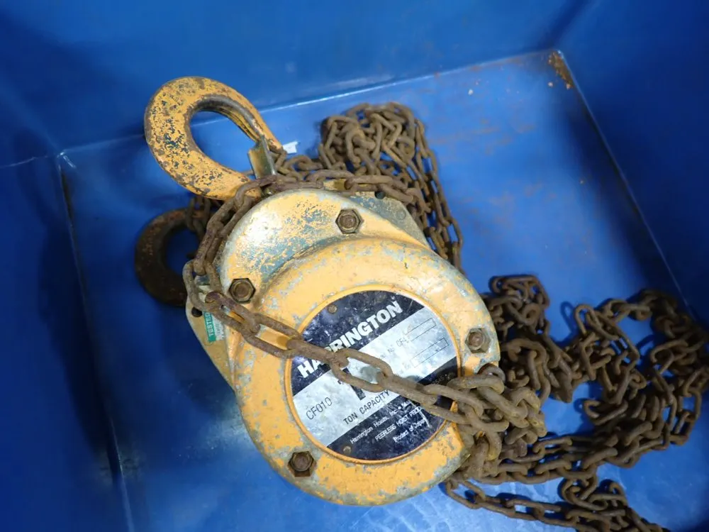 Harrington 1 Ton Chain Hoist