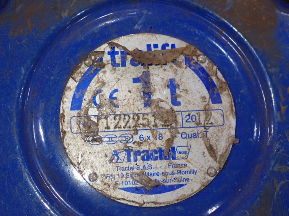 Tractel 1 Ton Chain Hoist