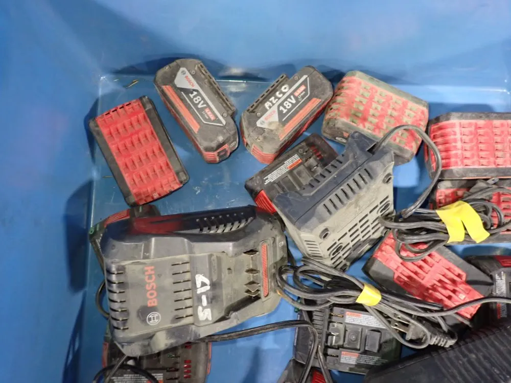Bosch Batteries W/battery Chargers