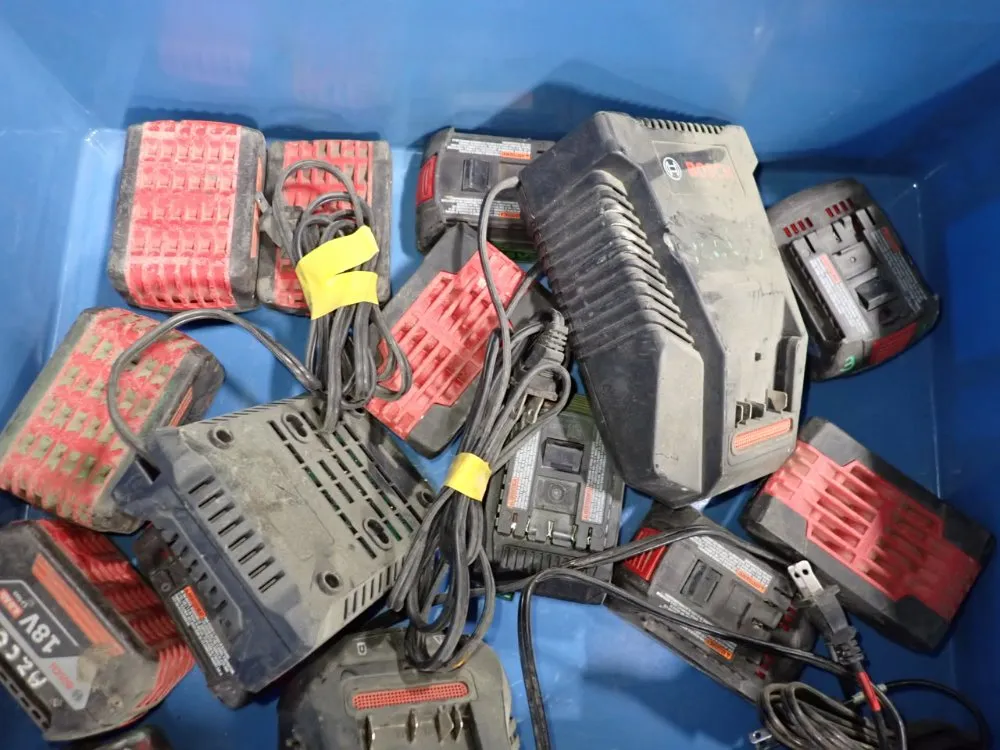Bosch Batteries W/battery Chargers