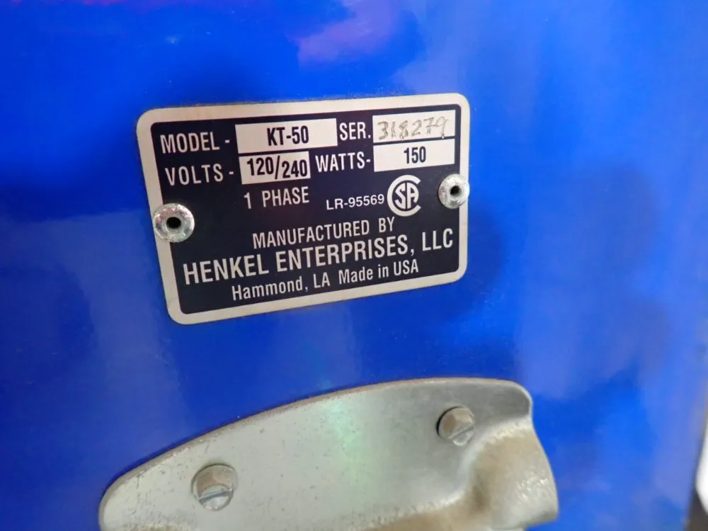 Henkel 6" X 6" X 18" Electrode Drying Oven - Kt-50