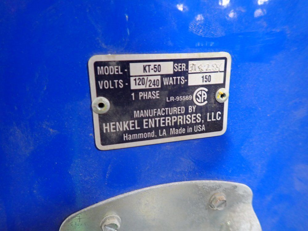 Henkel 6" X 6" X 18" Electrode Drying Oven - Kt-50