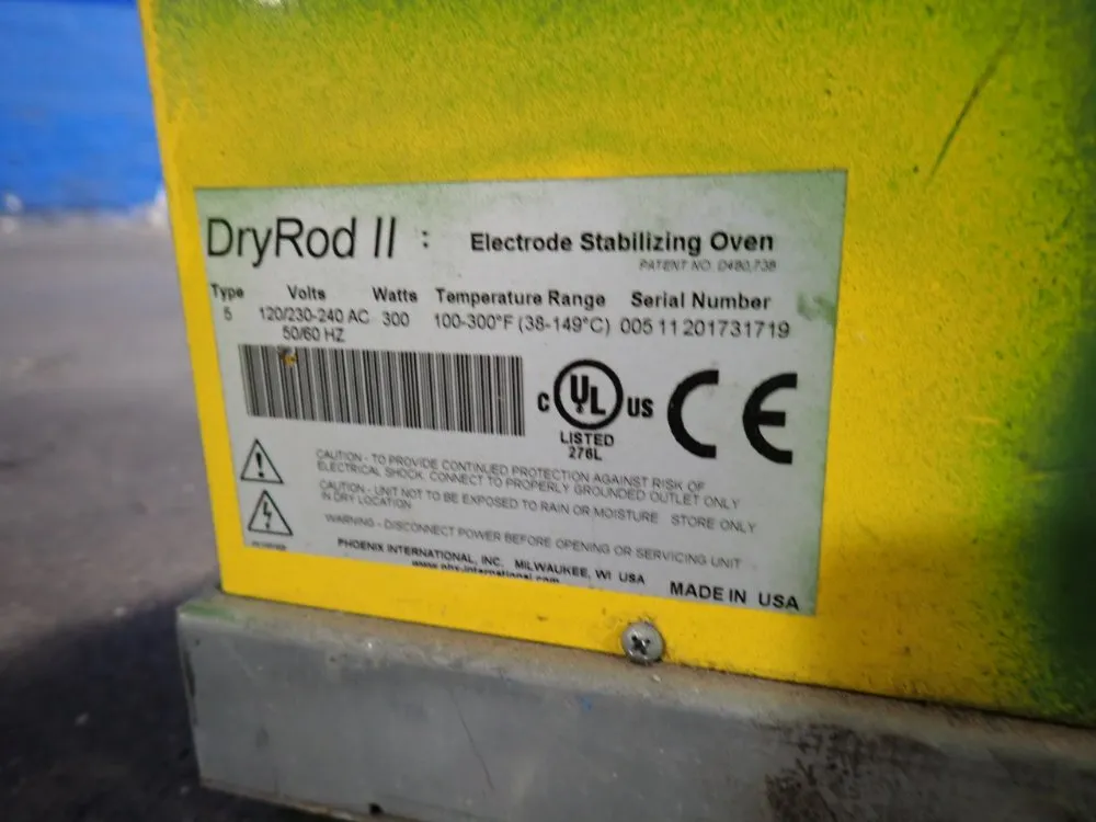 Phoenix International Inc. 8" X 8" X 20" Electrode Drying Oven - Dry Rod 11