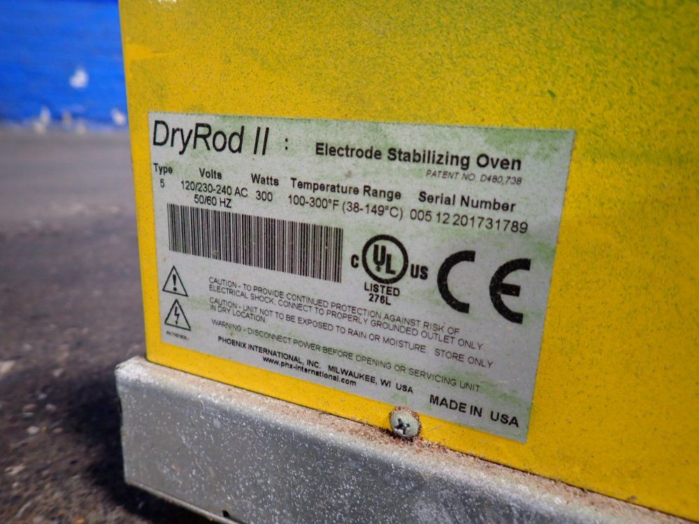 Phoenix International Inc. 8" X 8" X 20" Electrode Drying Oven - Dry Rod 11