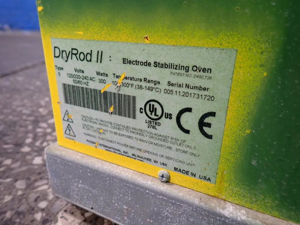 Phoenix International Inc. 8" X 8" X 20" Electrode Drying Oven - Dry Rod 11