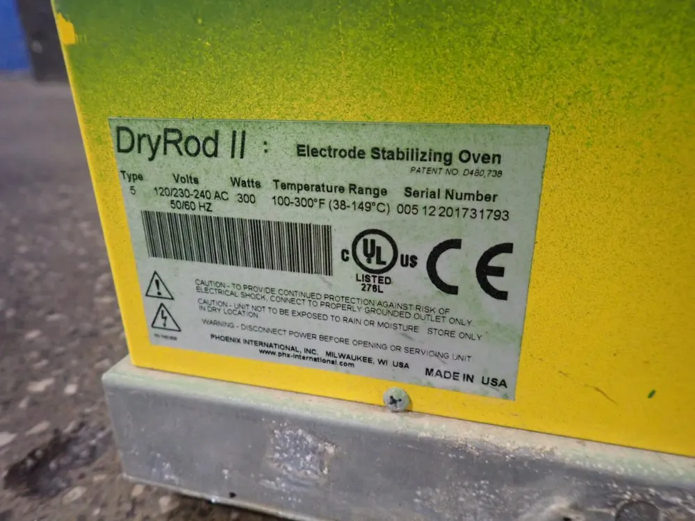 Phoenix International Inc. 8" X 8" X 20" Electrode Drying Oven - Dry Rod 11