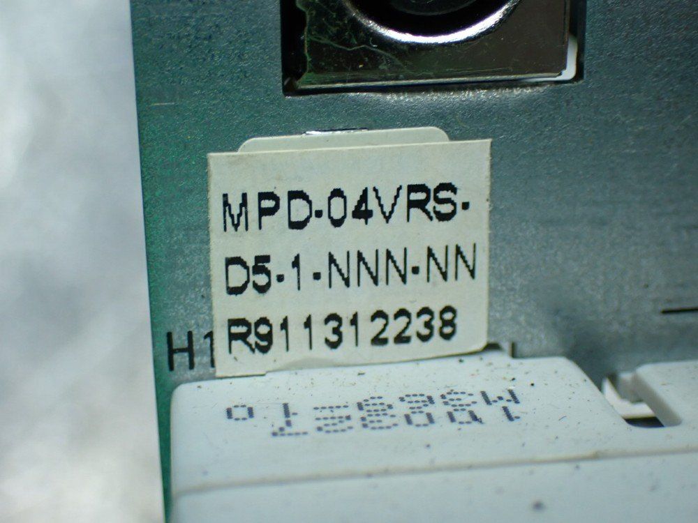 Rexroth Servo Drive Control Unit. Mpd-04vrs-d5-1-nnn-nn - R911312238