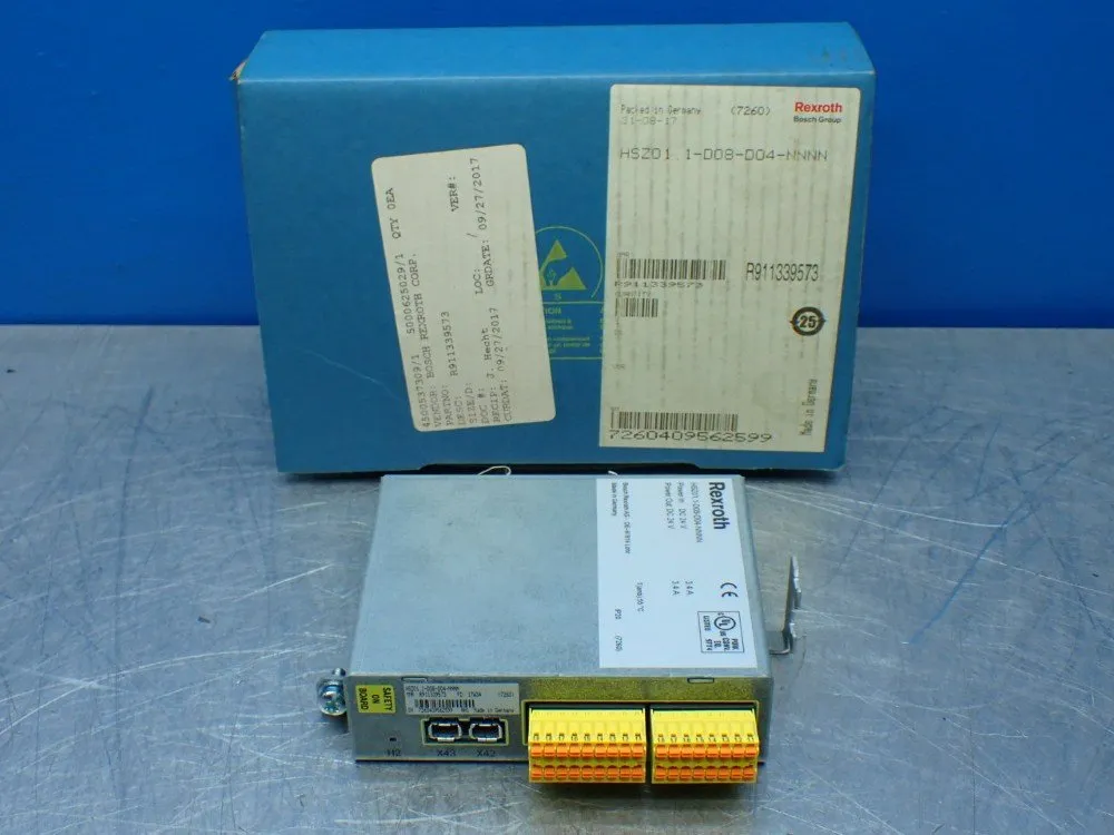 Rexroth Power Supply Unit, Hsz01.1-d08-d04-nnnn - R911339573