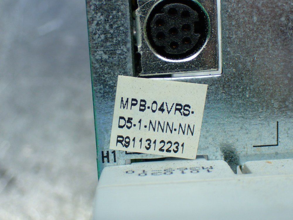 Rexroth Servo Drive Control Unit. Mpb-04vrs-d5-1-nnn-nn - R911312231