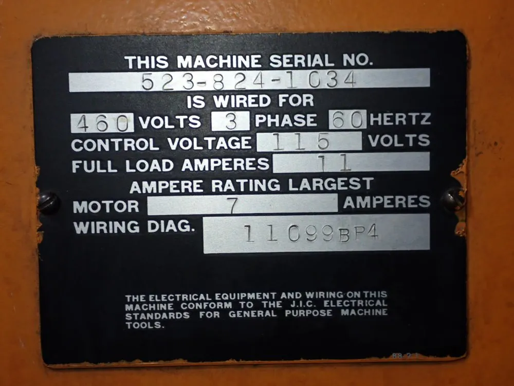 Brown & Sharpe 8" X 24" Surface Grinder - 824 Micromaster