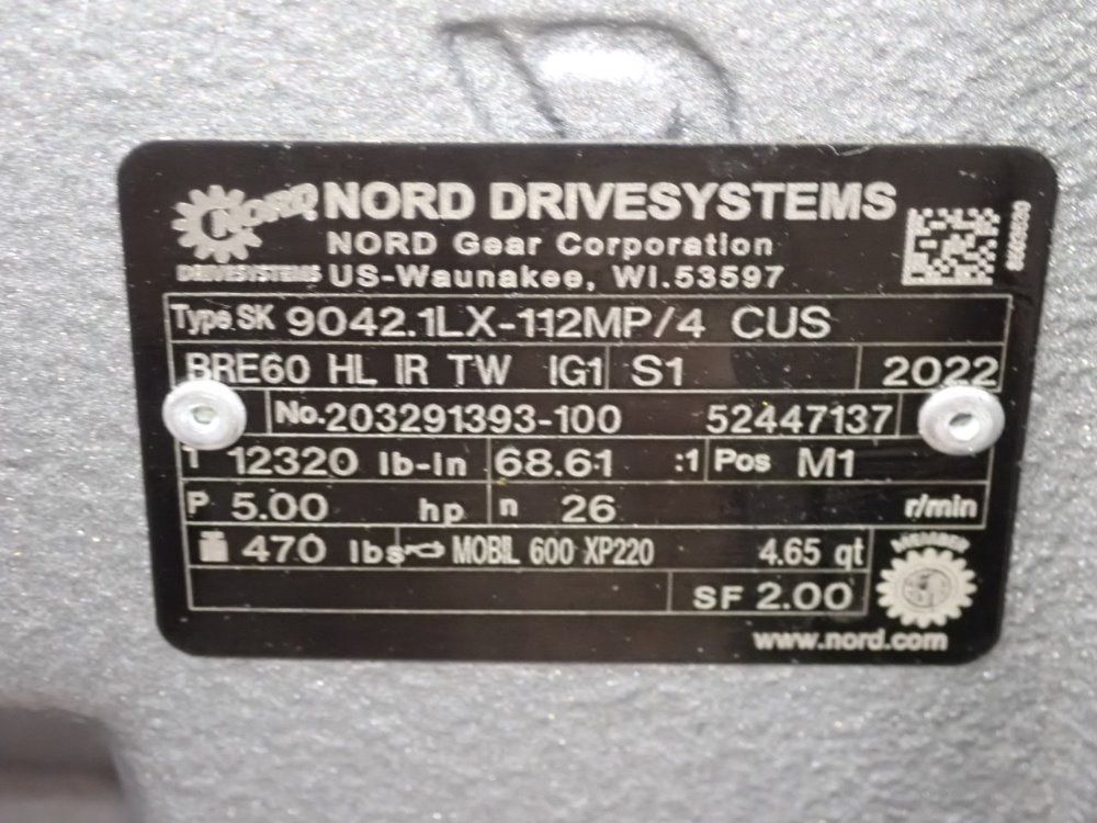Nord Drivesystems Gear Drive - Sk9042.1lx-112mp/4 Cus