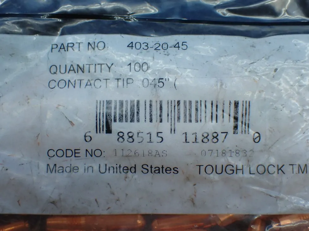 Tregaskiss 100 Contact Tips 045" - 403-20-45