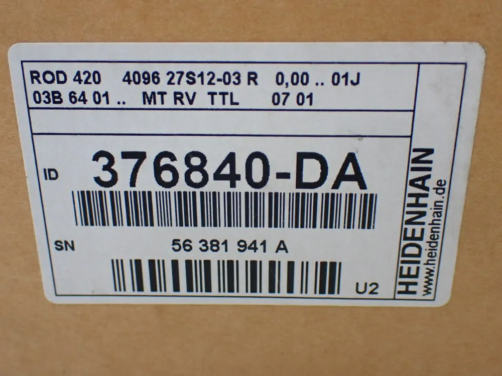 Heidenhain 376840-da Rotary Encoder - 376840-da