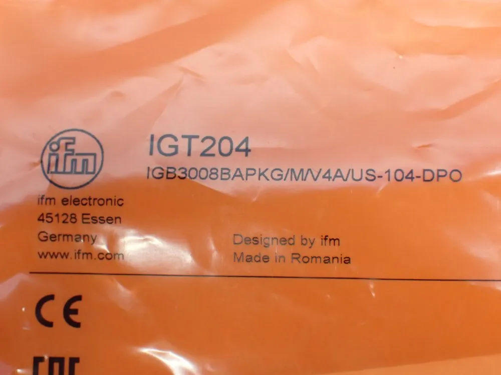 Ifm 10-36vdc Inductive Proximity Sensor - Igt204