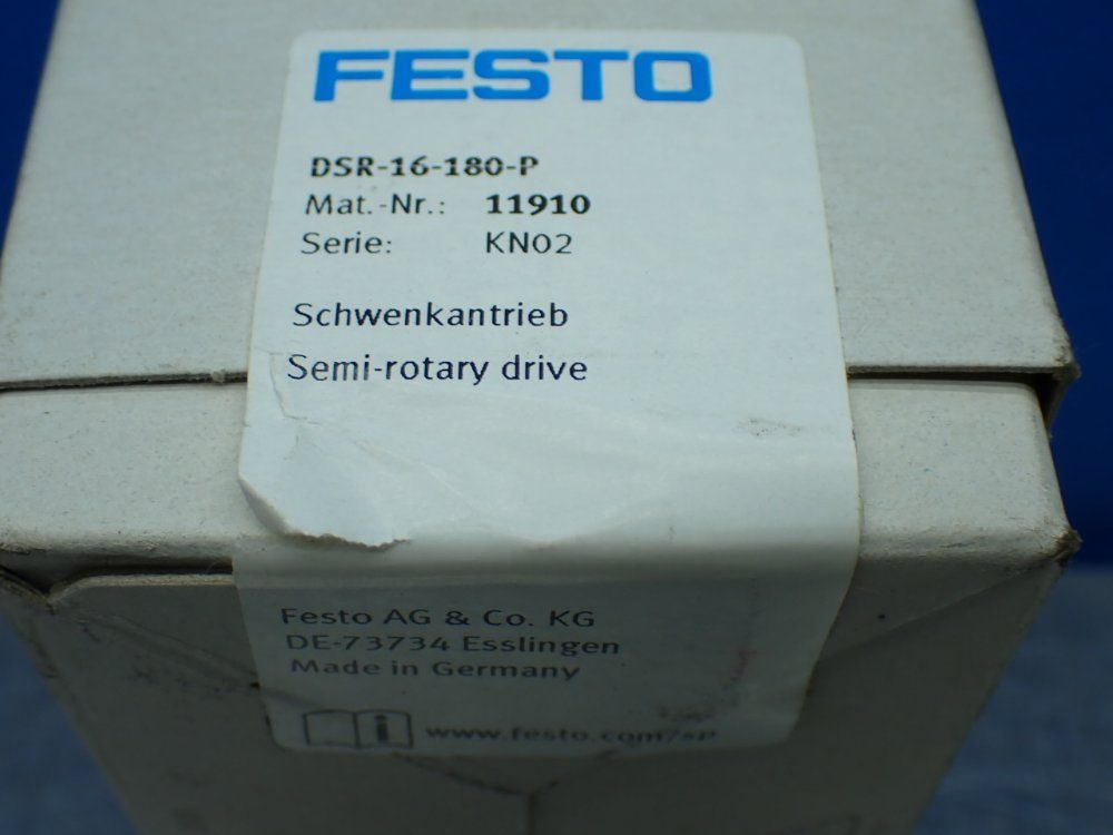 Festo Semi Rotary Drive. - Dsr-16-180-p