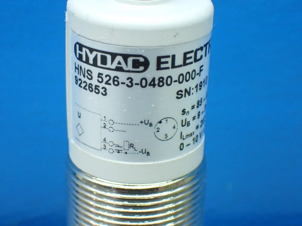 Hydac Electronic Level Switch - Hns 526-3-0480-000-f