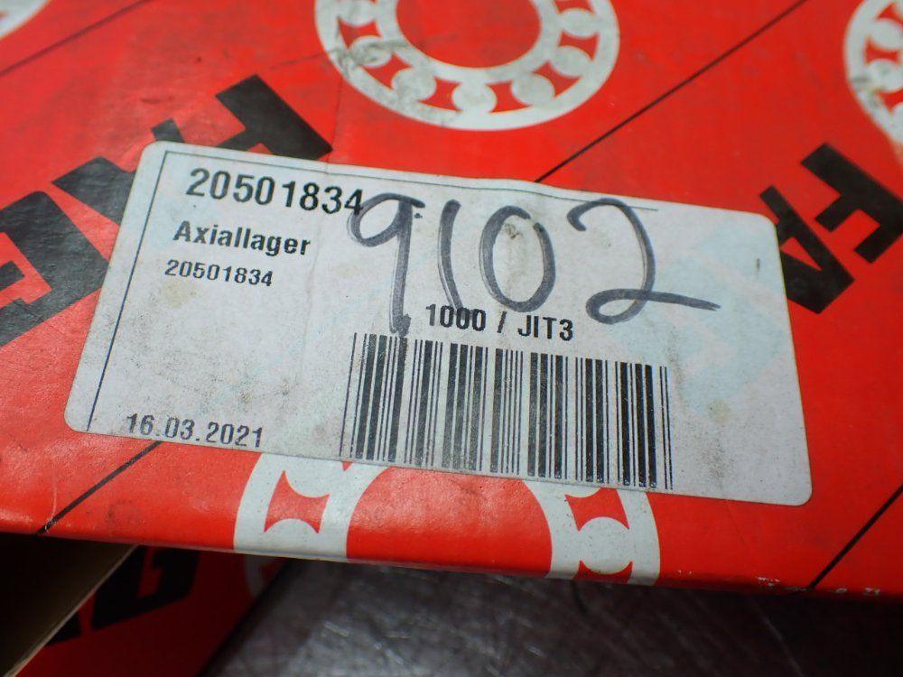 Fag 220 Mm Bore, 270 Mm Od, 37 Mm Width Ball Thrust Bearing - Single-direction - 51144-mp