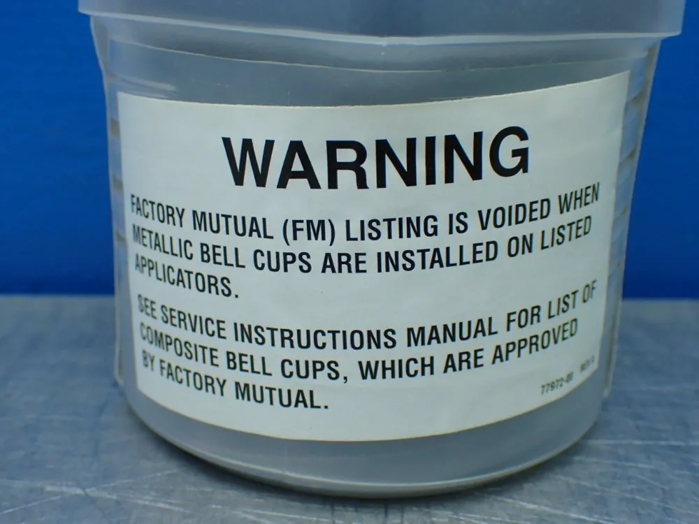 Ransburg 30mm Titanium Bell Cup Atomizer Assembly - Rpm-452-6