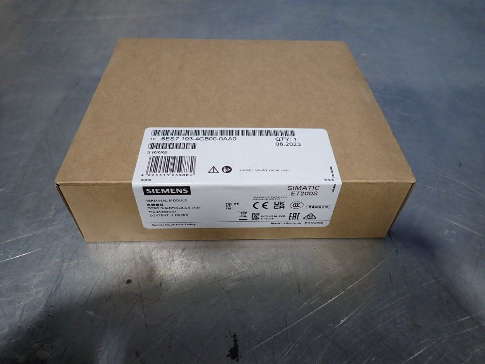 Siemens Lot Of 12 Terminal Modules - 6es7193-4cb00-0aa0